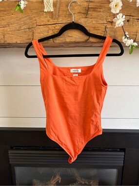 Babaton Contour Orange Bodysuit